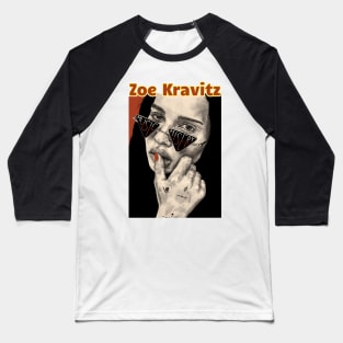 Zoe Kravitz with Sunglasses Baseball T-Shirt